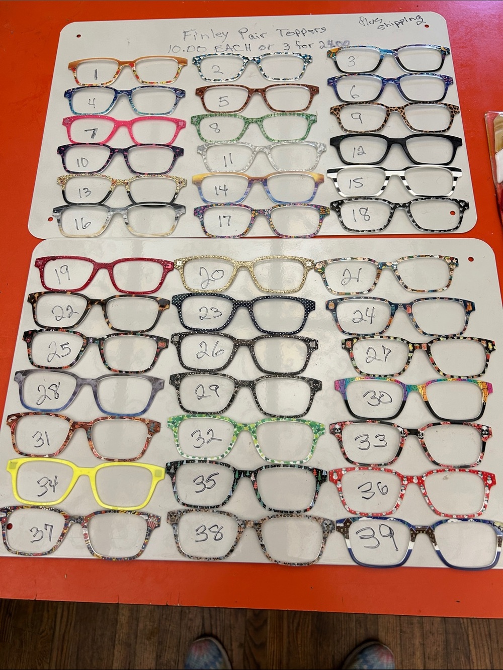 Pair eyewear toppers for the Finley glasses